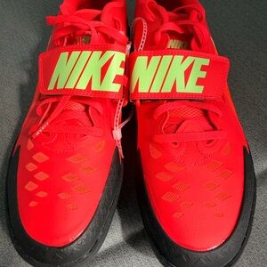 Nike Zoom Rival SD Throwing Shoes Size 10 Bright Crimson Volt Track & Field NWOT